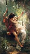 Pierre Auguste Cot Spring oil on canvas
